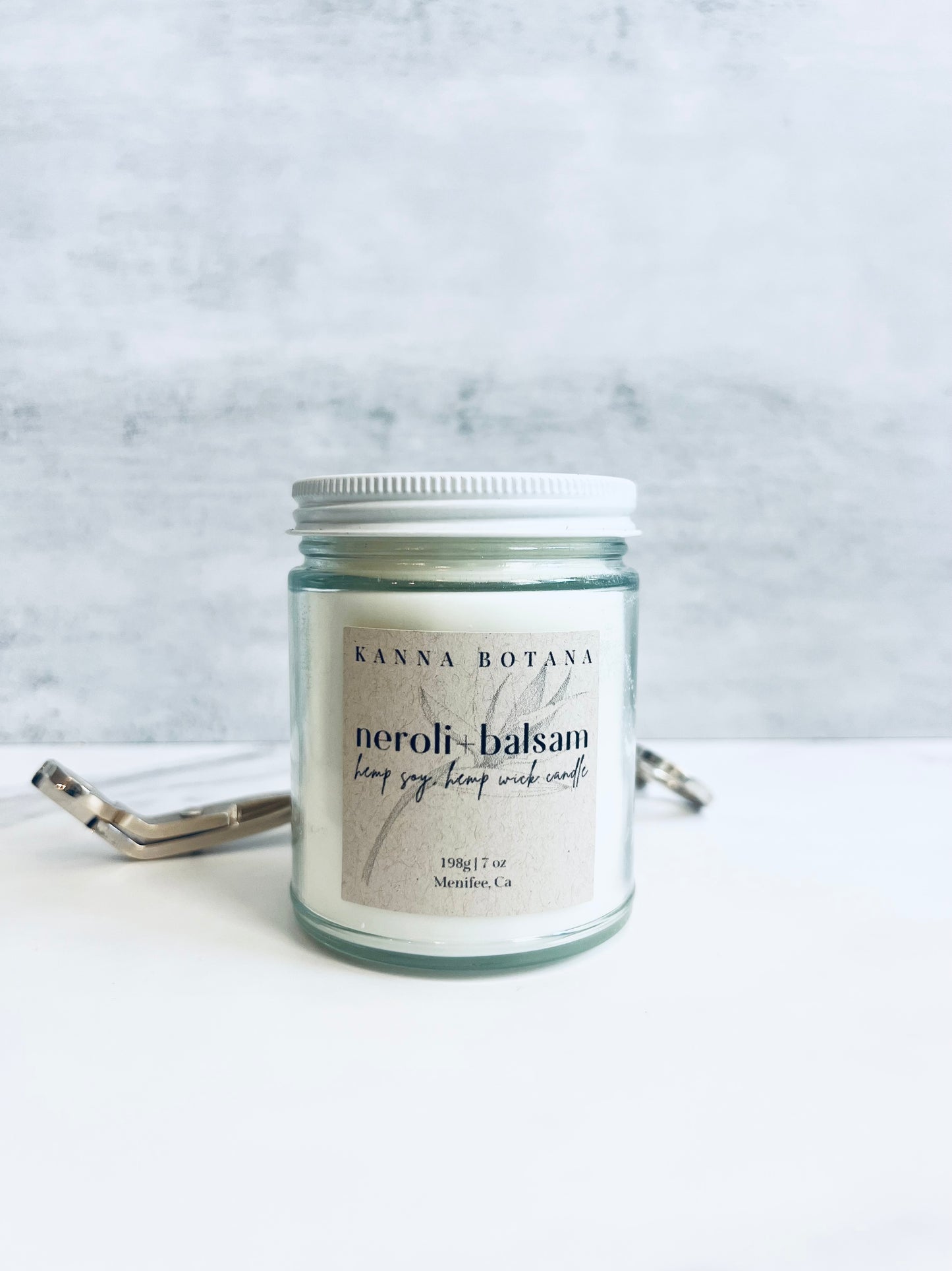Neroli + Balsam Hemp Soy Wax Candle
