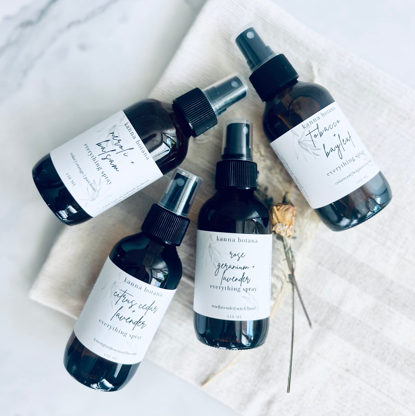 Natural and vegan body and room Spray