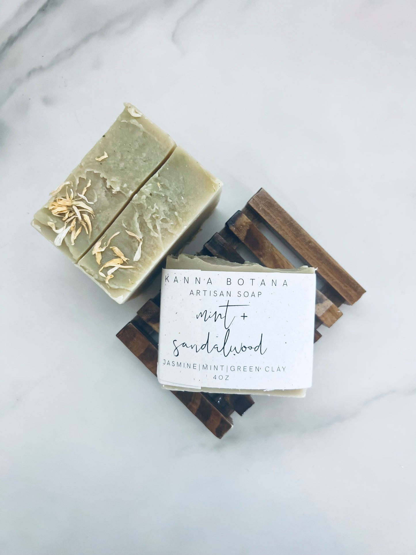 Mint + Sandalwood Soap