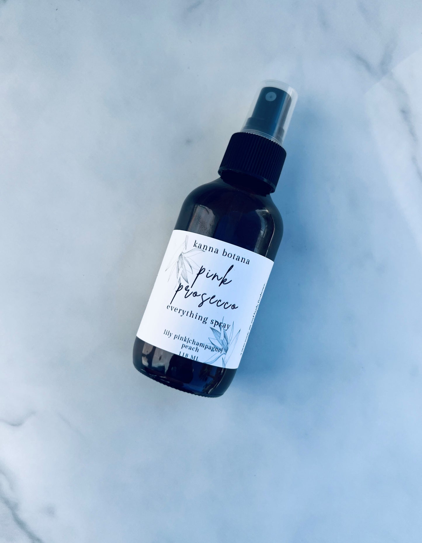 vegan body spray and air freshener pink prosecco