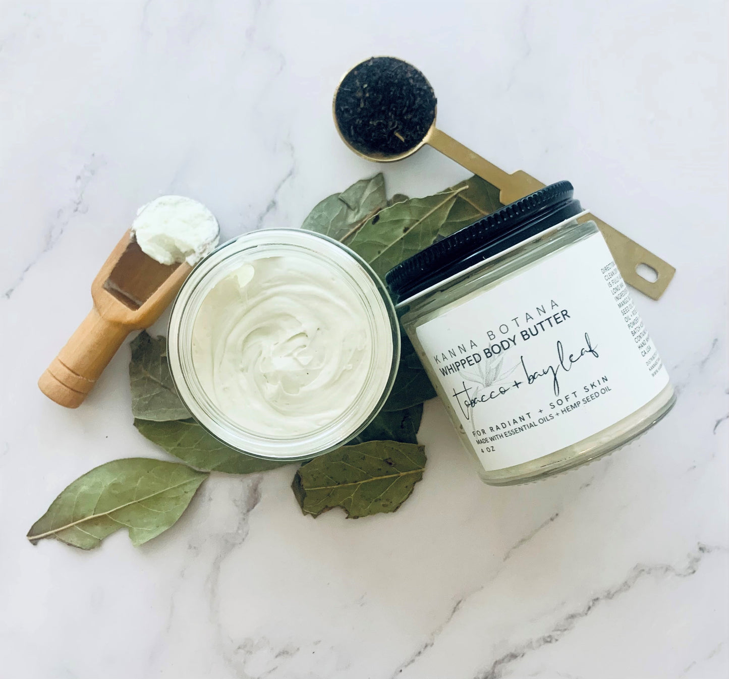 Whipped Hemp Body Butter Tobacco + Bay Leaf