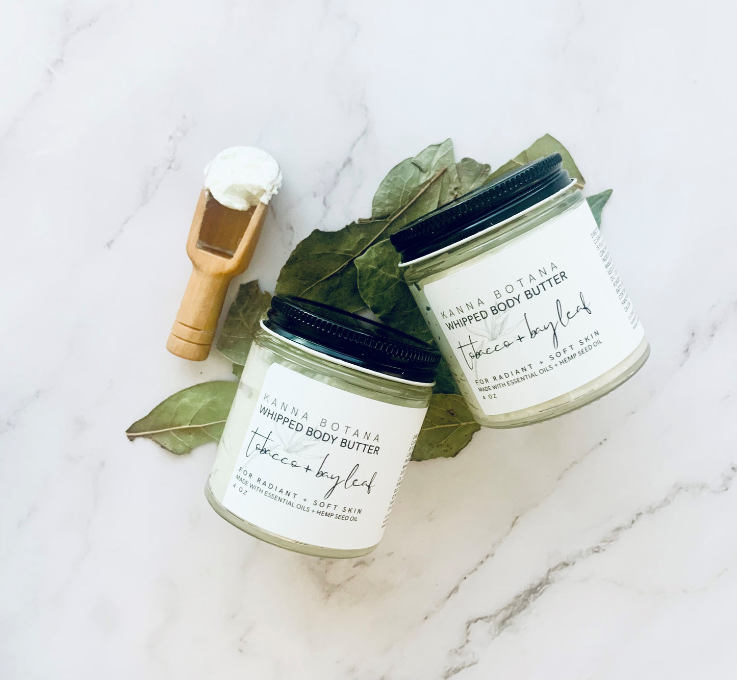 Tobacco + Bay Leaf Whipped Hemp Body Butter