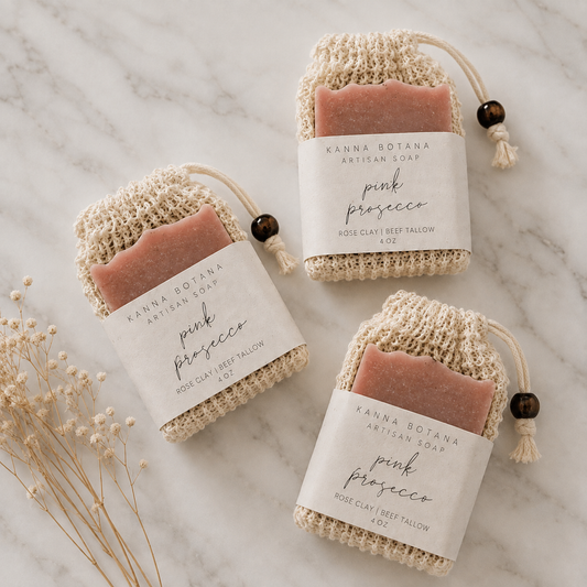 Pink Prosecco Artisan Soap